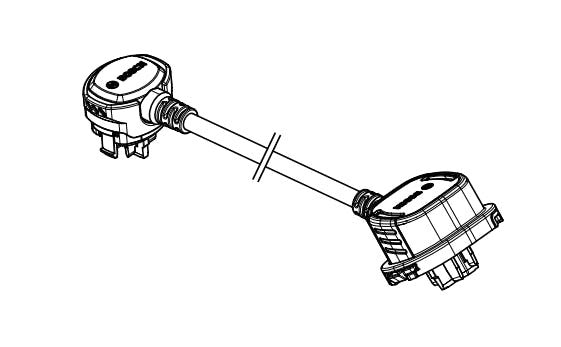 BOSCH POWERMORE CABLE, ROUTING AWAY FROM FRAME, 100 MM (BCH3925_100)